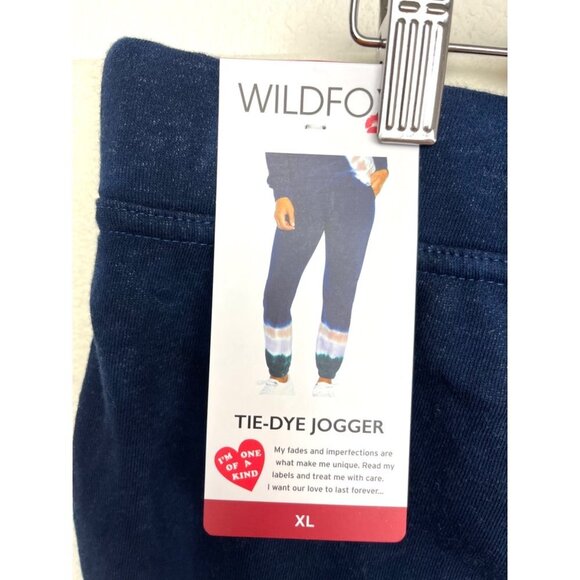 (NWT) WILDFOX Tie-Dye Jogger easy pull on pants size XL - Picture 8 of 9